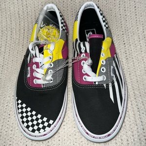 Vans Old Skool (Off The Wall Disarray) Black/Multi sz 10 low skate sneakers nwot